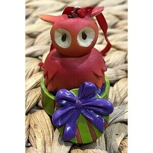Enesco Home Grown Red Apple Owl 2008 Anthropomorphic Christmas Ornament
